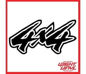4x4 vinyl decal