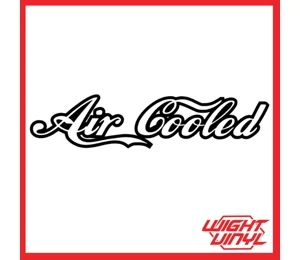 Air cooled vinyl decal