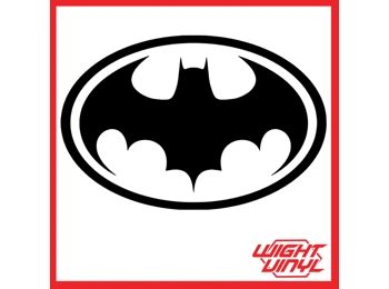 Batman logo vinyl decal