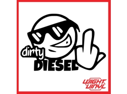 Dirty diesel vinyl decal
