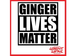 ginger lives matter vinyl decal