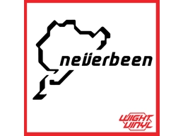 Neverbeen Nürburgring vinyl decal