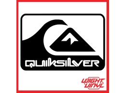 quiksilver square vinyl decal