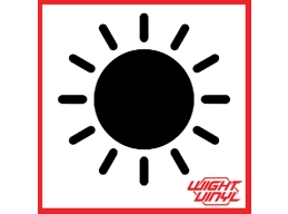 sun vinyl decal