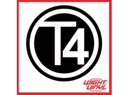 T4 round vinyl decal